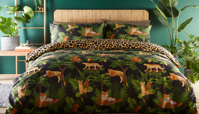 Jungle Cat Duvet Set - 4 Sizes