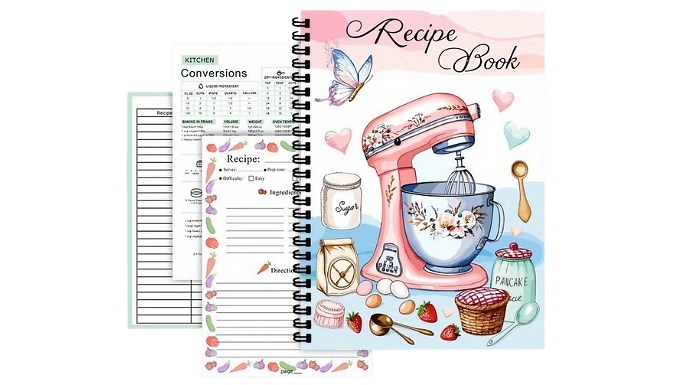 Recipe & Meal Plan Notebook