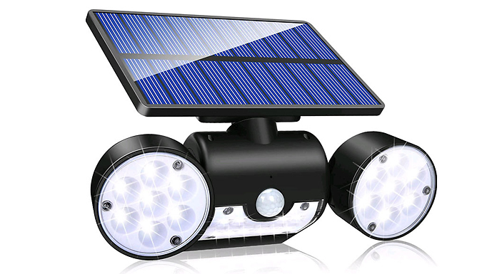 Solar LED 360º Motion-Activated Sensor Lights