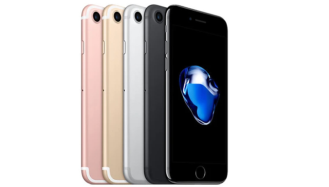 32GB Apple iPhone 7 with Optional Accessory Bundle - 5 Colours