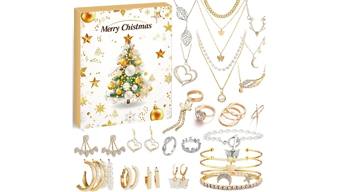 Christmas Jewellery Advent Calendar - 4 Styles