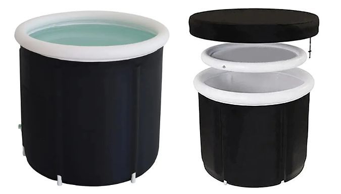 Portable Ice Bath with Lid - Cold Water Therapy!