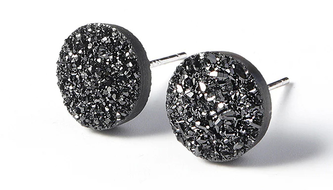 3 Pairs of Silver Plated Cubic Zircon Earrings