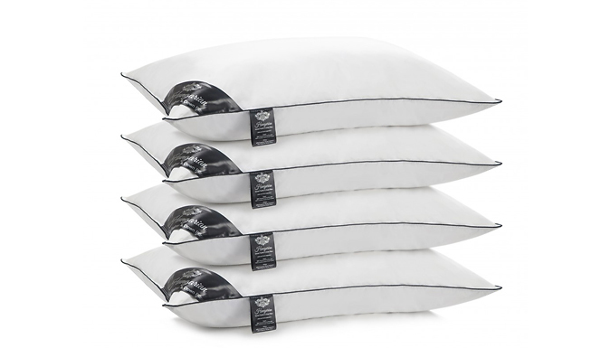 Luxury Hungarian Goose Feather & Down Pillow - 1, 2 or 4