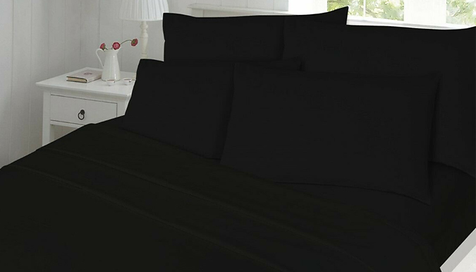 Brushed Cotton Duvet Cover Set - 10 Colours & 4 Sizes