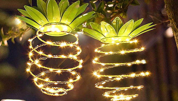 Pineapple deals garden lights