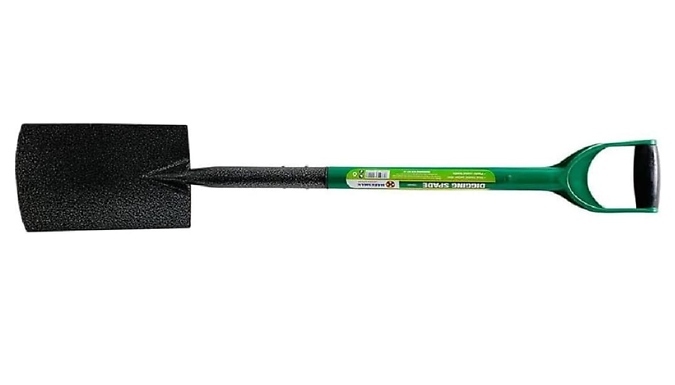 Digging Shovel With Plastic Coated Handle