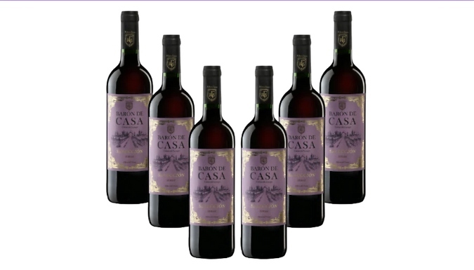 6 Bottles of Syrah Baron de Casa