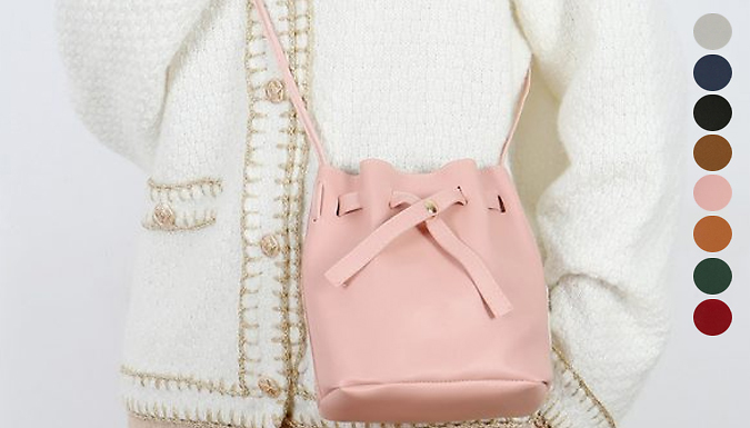 Whooptrading Solid Colour Bucket Bag - 8 Colours