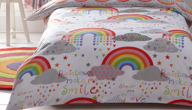 Clouds and Rainbow Soft Furnishings - 5 Options
