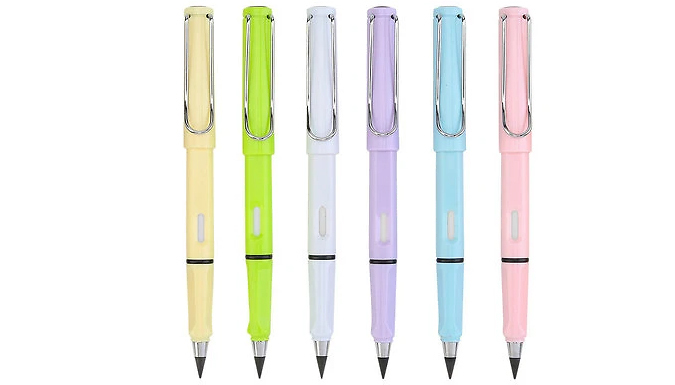 6-Pack of Eternal Inkless Pencils from Go Groopie IE