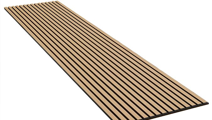 Acupanel Acoustic Wood Slat Wall Panelling - 5 Colours