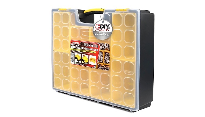 Dekton Heavy Duty Storage Box - Hardware Organiser