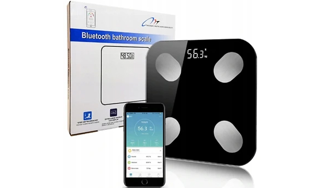 Smart Bluetooth Tempered Glass Bathroom Scale