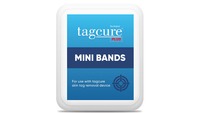10 or 20 Tagcure Skin Tag Removal Top-Up Mini Bands - Original or Plus