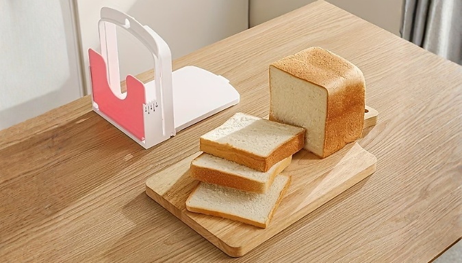 Manual Bread Loaf Slicer - 5 Thickness Settings!