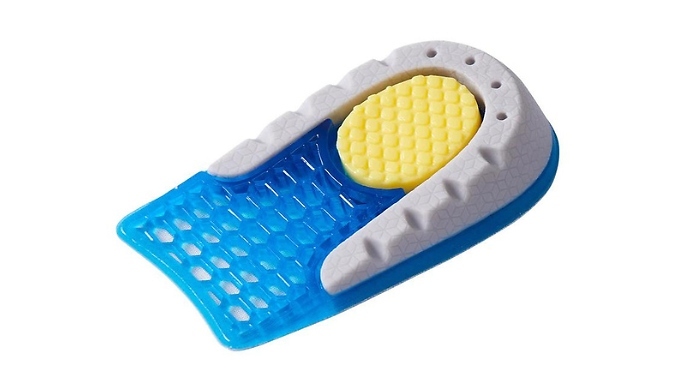 Height Increasing Gel Shoe Insoles - 3 Sizes & 2 Colours at Go Groopie