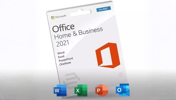 Microsoft Office Home & Business 2021 Lifetime Licence - For MacOS
