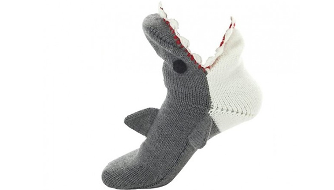 1, 2 or 4 Pairs of Novelty Animal Knitted Socks - 4 Designs