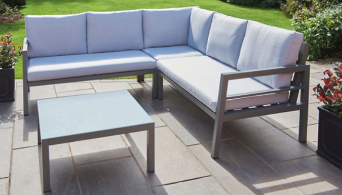 Oakley Aluminium Corner Sofa Set