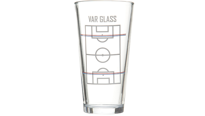 Bespoke Heavy Duty VAR Football Pint Glass