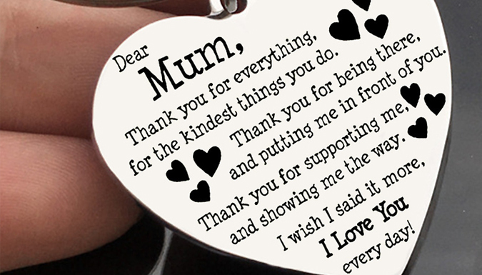 Mother's Day Engraved Keyring