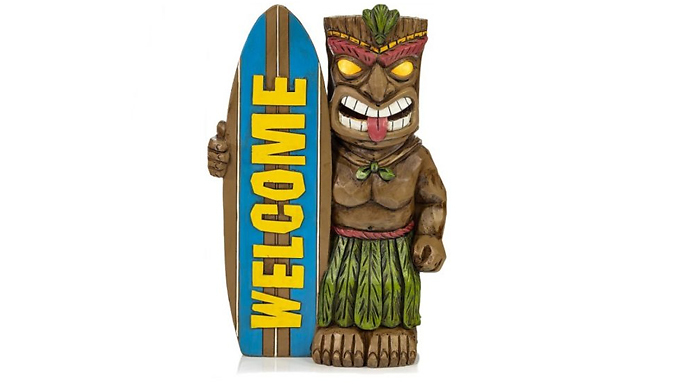 Mini Tiki Guard Statue