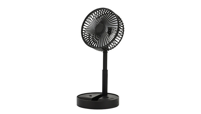 Folding Telescopic Desktop Fan - 3 Colours!