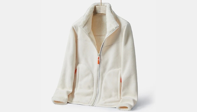 Women's Double-Sided Fleece Jacket- 8 Colours, 6 Sizes!