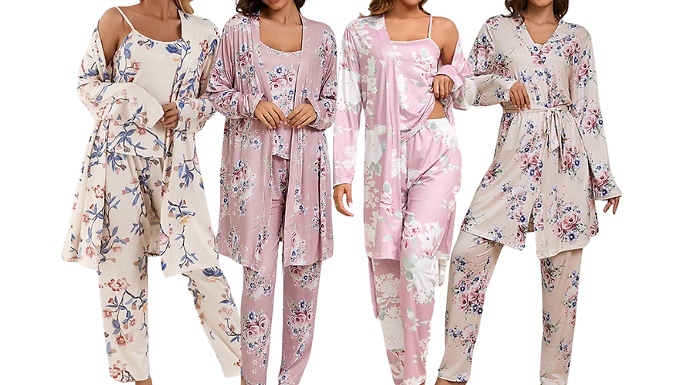 Women's 3-Piece Loungewear Set - 6 Colours & 5 Sizes