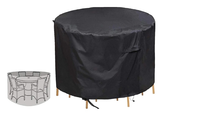 Heavy Duty Circular Garden Furniture Cover - 5 Colours