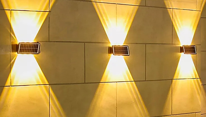 Solar Double-Sided LED Wall Lamp