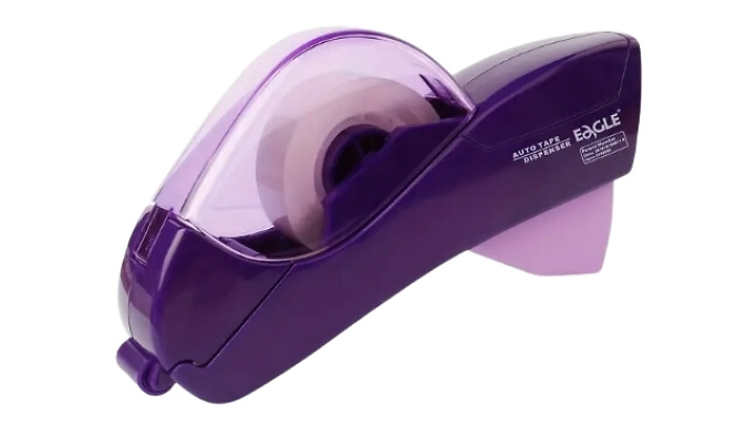 Single-Handed Automatic Tape Dispenser - 4 Colours