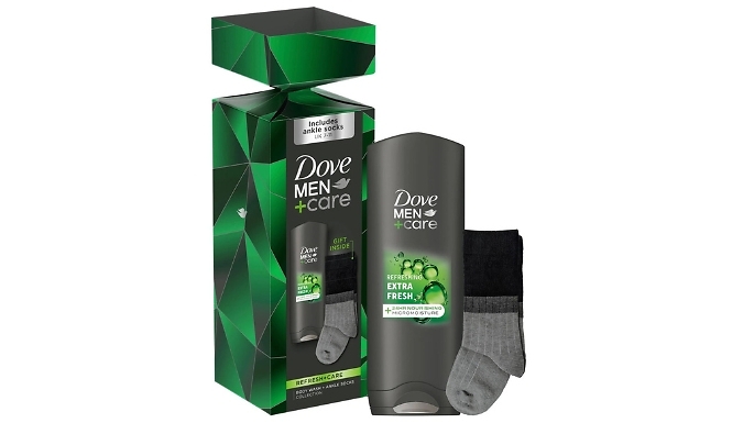 Dove Men+Care Wash & Socks Gift Set – 1, 2, 3 or 4 Sets