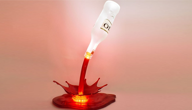 Wine Pouring Bottle Lamp - 2 Colours