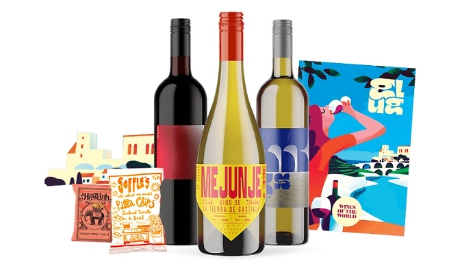 Case of 3 Wines - Monthly Subscription