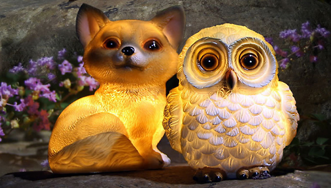 Solar Light Up Animal Garden Ornaments - 4 Designs