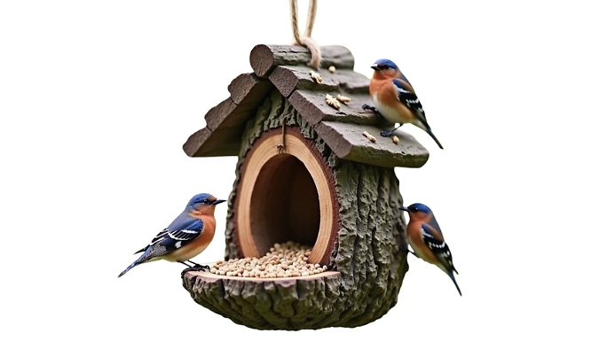 Outdoor Decorative Hanging Bird Feeder - 2 Designs