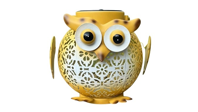 Owl-Shaped Solar Garden Light - 2 Designs!