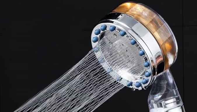 1 or 2 Ionic Filter Shower Heads - 2 Styles