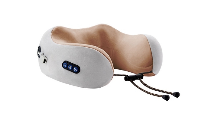 U-Shaped Electric Massager Neck Pillow - 3 Colours from Go Groopie