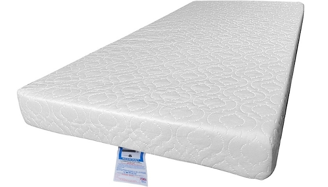 Breathable Foam Cot Mattress & Waterproof Cover