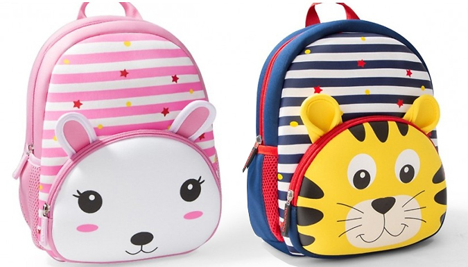 Cute Cartoon Animal School Backpack - 4 Options