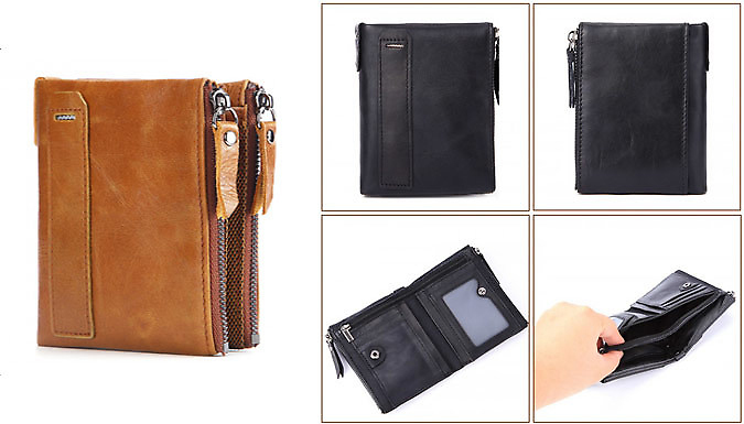 RFID Genuine Leather Wallet - 2 Colours RFID Genuine Leather Wallet - 2 Colours