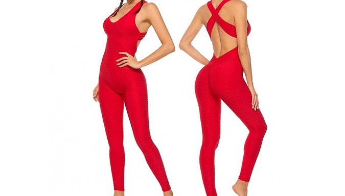 Body Shaping Butt-Lift Yoga Jumpsuit - 8 Colours & 4 Sizes