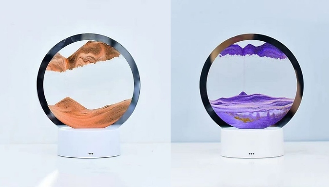 Falling Sand Art Table Lamp - 3 Colours