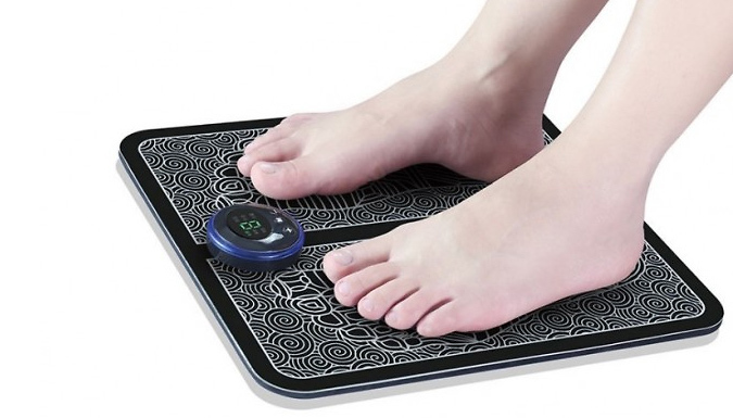 Portable 9-Level Foot Massaging Mat - Battery or USB