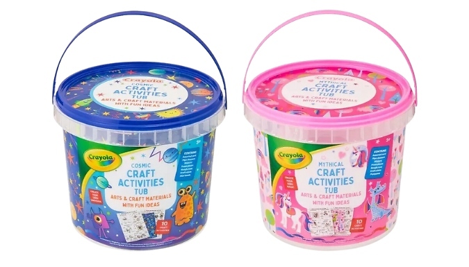 Crayola Kids Craft Activities Tub