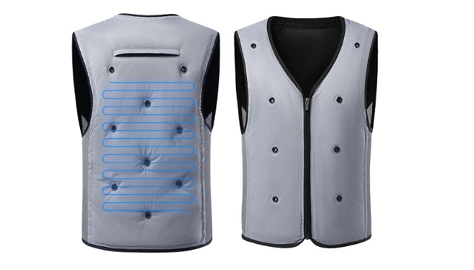 Summer Water Vapor Cooling Vest - 2 Colours & 6 Sizes from Go Groopie IE