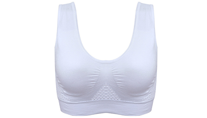 1 or 2 Cooling Padded Wireless Bralettes - 3 Colours & 5 Sizes